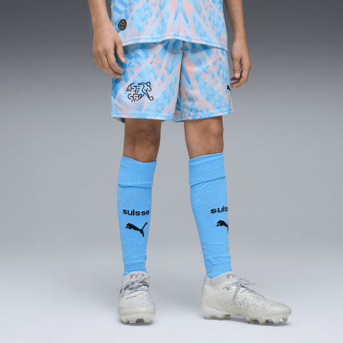 Preview: Switzerland Goalkeeper Children Shorts WC Blue - 2026